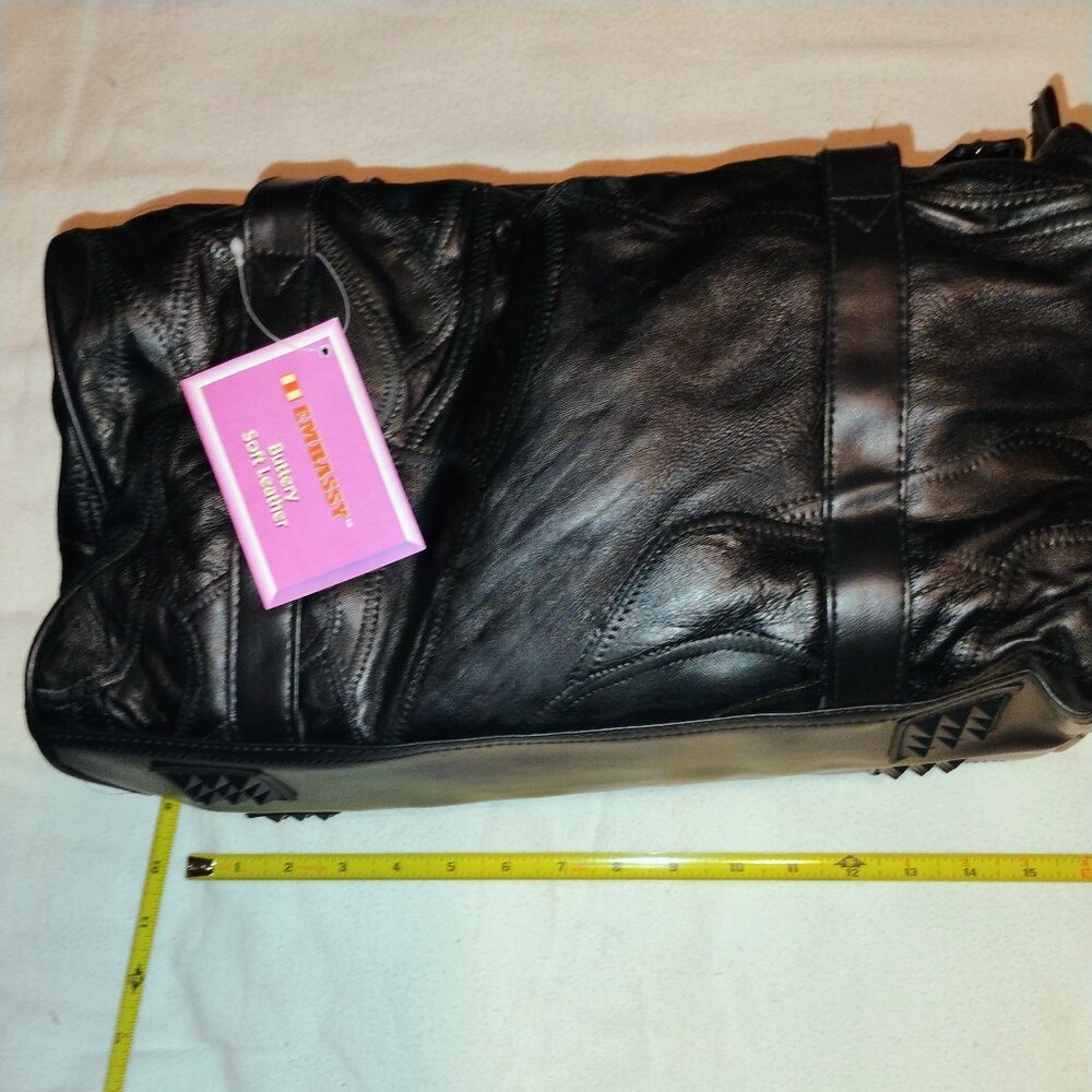 Embassy buttery soft leather duffel  bag